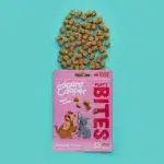 EC 2023 50g Bites Small Puppy EXP Packaging with product studio bg